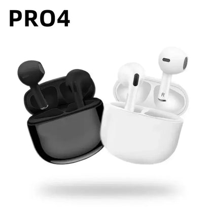 Pro4 TWS Bluetooth Earphone 9D Stereo Wireless Headphone In-Ear Earbud