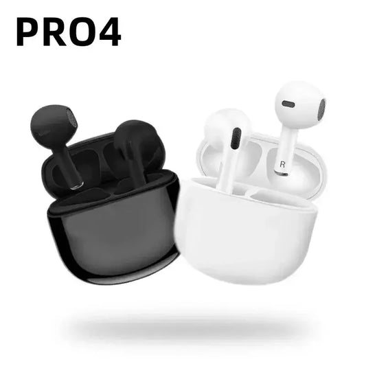 Pro4 TWS Bluetooth Earphone 9D Stereo Wireless Headphone In-Ear Earbud