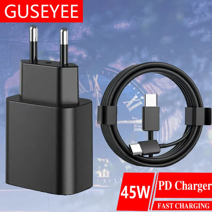 45W USB-C Mobile Phone Charger Plug Fast Charging Plug