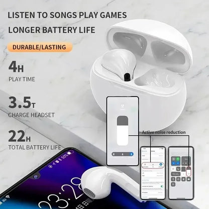 Air Pro 6 TWS Earpods for Apple and Android