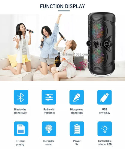 Powerful Bluetooth Subwoofer Portable Radio FM