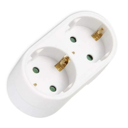 Stylish & Safe 2 in 1 Socket Converter Twin Socket Expansion Plugs