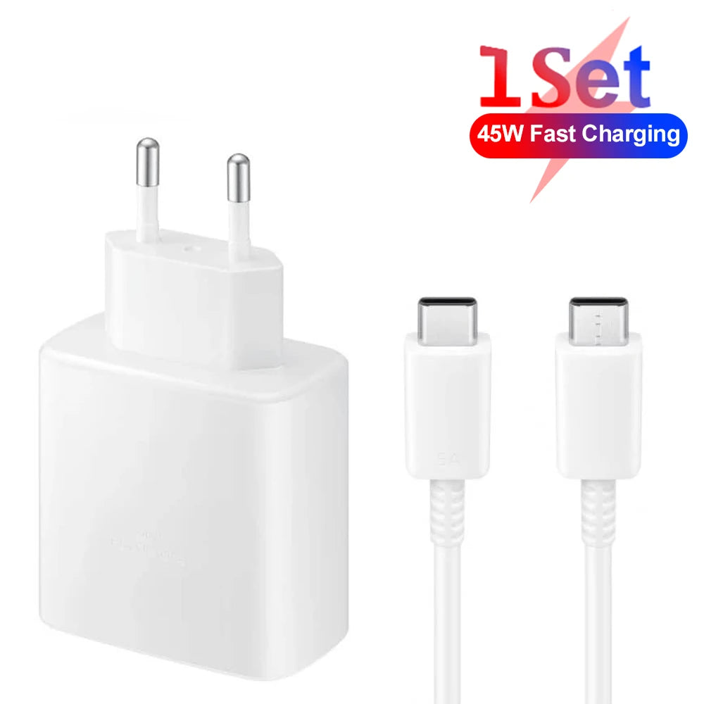 45W USB-C Mobile Phone Charger Plug Fast Charging Plug