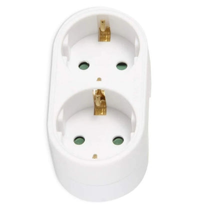 Stylish & Safe 2 in 1 Socket Converter Twin Socket Expansion Plugs