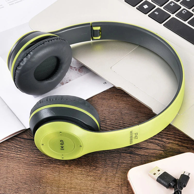 P47 Wireless Bluetooth Headphones